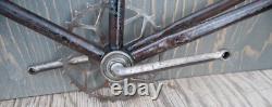 Vintage Prewar Simmons ArchBar Bicycle Truss FRAME FORK + Wood Wheel 28 BikeTOC