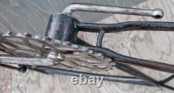 Vintage Prewar Simmons ArchBar Bicycle Truss FRAME FORK + Wood Wheel 28 BikeTOC