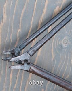 Vintage Prewar Simmons ArchBar Bicycle Truss FRAME FORK + Wood Wheel 28 BikeTOC