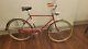 Vintage Red Schwinn Traveler Single Speed Men's Bicycle With2 Speed Kickback Hub