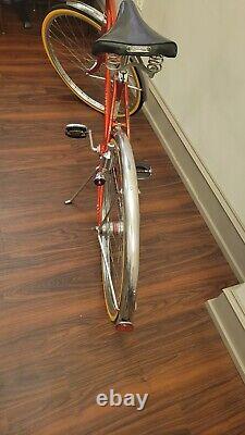 Vintage RED Schwinn Traveler Single Speed Men's Bicycle with2 speed kickback hub