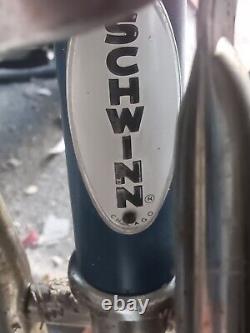 Vintage Rare 1957 Schwinn 24 Blue Cruiser/ Low Rider Bicycle