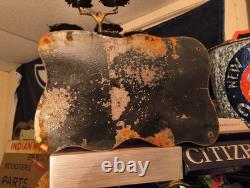 Vintage Rare Schwinn Bicycle Heavy Porcelain Metal Advertising Sign