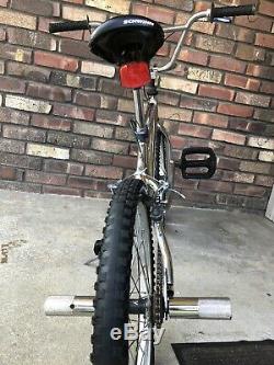 Vintage Rare Schwinn Predator Bmx Complete All Original Chrome 20 Bicycle