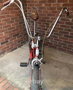 Vintage Red 1968 Schwinn Stingray Deluxe With 3 Spd. (3 Speed). Shifter