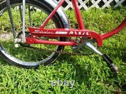 Vintage Red Chrome Schwinn Stingray 16 Pixie Banana Seat Bicycle Nice Original