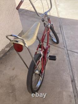 Vintage Red Fenderless 1969 Schwinn Sting-ray 3 Speed STIK-SHIFT #ME13368