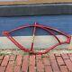 Vintage Red Schwinn American Bicycle Frame 1955 -1965 26