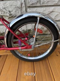 Vintage Red Schwinn Pixie Girls Bike