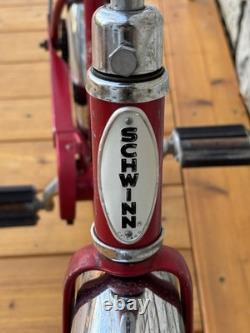 Vintage Red Schwinn Pixie Girls Bike