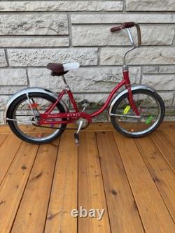 Vintage Red Schwinn Pixie Girls Bike