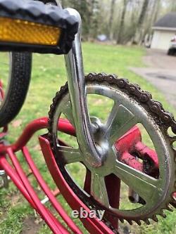 Vintage Red Schwinn Sting Ray 20 Bicycle Parts Or RestoreLH544322/November 1972