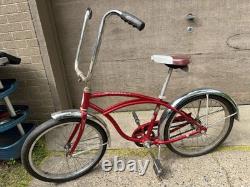 Vintage Red VGC 20 Typhoon childs Schwinn bicycle