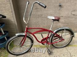 Vintage Red VGC 20 Typhoon childs Schwinn bicycle