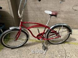 Vintage Red VGC 20 Typhoon childs Schwinn bicycle