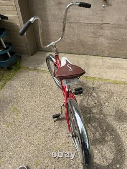 Vintage Red VGC 20 Typhoon childs Schwinn bicycle