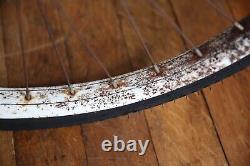 Vintage S7 Schwinn bicycle rims wheel set 26 Corvette Jaguar Typhoon Bendix hub