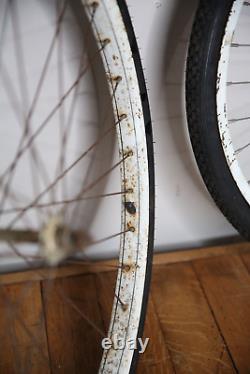 Vintage S7 Schwinn bicycle rims wheel set 26 Corvette Jaguar Typhoon Bendix hub