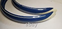 Vintage SCHWINN Bicycle Fender Set For Balloon Tire Beach Cruiser BLUE VG+