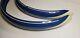 Vintage Schwinn Bicycle Fender Set For Balloon Tire Beach Cruiser Blue Vg+