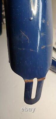 Vintage SCHWINN Bicycle Fender Set For Balloon Tire Beach Cruiser BLUE VG+