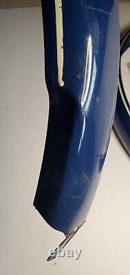 Vintage SCHWINN Bicycle Fender Set For Balloon Tire Beach Cruiser BLUE VG+