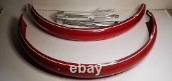 Vintage SCHWINN Bicycle Fender Set For Balloon Tire Beach Cruiser RED VG+