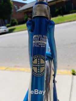 Vintage SCHWINN De Luxe TWINN Blue 5-Speed Tandem Bicycle ORIGINAL 1968 ORLINE