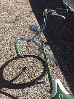 Vintage SCHWINN De Luxe TWINN Green 5-Speed Tandem Bicycle 1960's