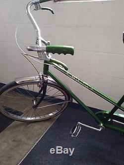Vintage SCHWINN De Luxe TWINN Green 5-Speed Tandem Bicycle ORIGINAL 1968