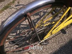 Vintage SCHWINN De Luxe TWINN Yellow 5-Speed Tandem Bicycle ORIGINAL 1970's