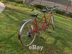 Vintage SCHWINN De Luxe TWINN red 5-Speed Tandem Bicycle ORIGINAL 1978 w. Manual