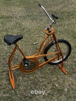 Vintage SCHWINN EXERCISER BIKE Stationary tension exerciser upright gym READ