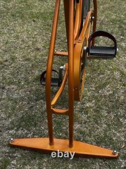 Vintage SCHWINN EXERCISER BIKE Stationary tension exerciser upright gym READ