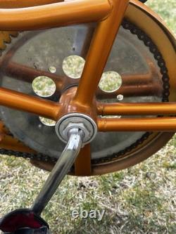 Vintage SCHWINN EXERCISER BIKE Stationary tension exerciser upright gym READ