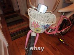 Vintage SCHWINN FAIR LADY Girls PINK Bicycle