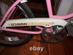 Vintage SCHWINN FAIR LADY Girls PINK Bicycle