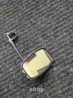 Vintage SCHWINN KRATE Stingray CHECKERBOARD MIRROR NOS EARLY WHITE STICKER