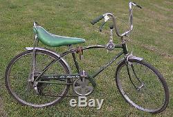 Vintage SCHWINN MANTA RAY BICYCLE Green 5 Speed