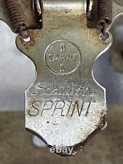 Vintage SCHWINN SPRINT Twin Double Water Bottle Cage Chrome Touring Road Bicycle