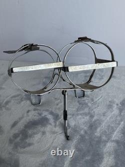 Vintage SCHWINN SPRINT Twin Double Water Bottle Cage Chrome Touring Road Bicycle