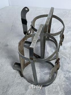 Vintage SCHWINN SPRINT Twin Double Water Bottle Cage Chrome Touring Road Bicycle