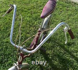 Vintage SCHWINN STING RAY SLIK CHICK VIOLET PURPLE GIRLS BIKE BICYCLE