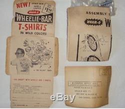 Vintage SCHWINN STINGRAY KRATE Bicycle WHAM-O WHEELIE BAR New In Original Box