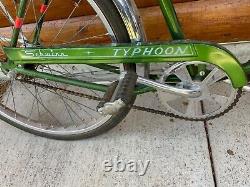 Vintage SCHWINN TYPHOON Green Bicycle, Mesinger Saddle