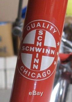 Vintage SCHWINN VARSITY Men's Orange 10-Speed Road Bike -Chicago