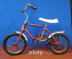 Vintage Schwinn 12 LiL Tiger Bike Red - (WH2)