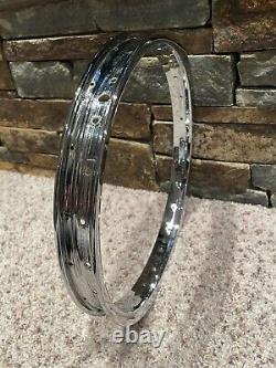 Vintage Schwinn 16 S-7 Rim Great Chrome Krate Atom Rim