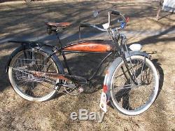 Vintage Schwinn 1948 Tank / Springer Fork Bicycle