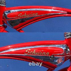 Vintage Schwinn 1956 Hornet? Restored Paint, Heavy Duty Thick Spokes, New Tire